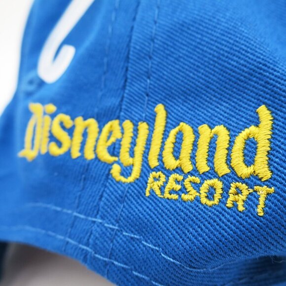 NWT Disneyland Disney Parks Icon Hat Cap Blue Rare Adjustable with Slide Buckle - Picture 6 of 8